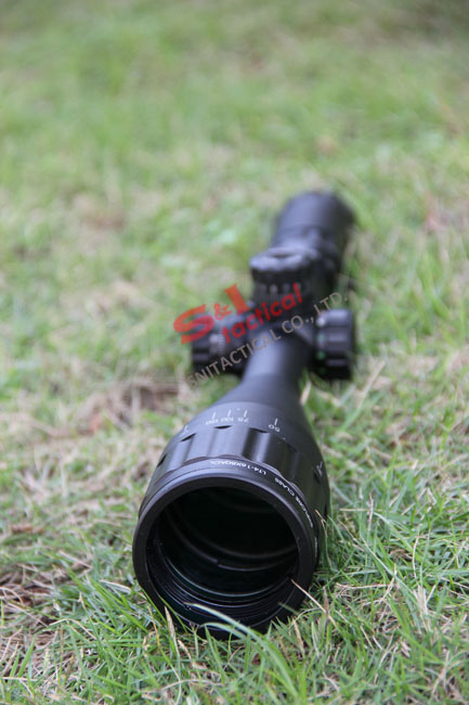 4-16x50 Mil-Dot Green/Red Illuminate Rifle Scope AO Adjustment